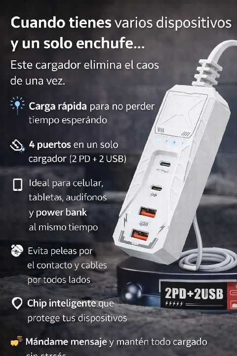 cargador multipuerto