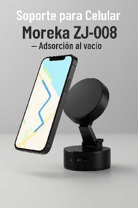 soporte imantado con absorcion al vacio, moreka