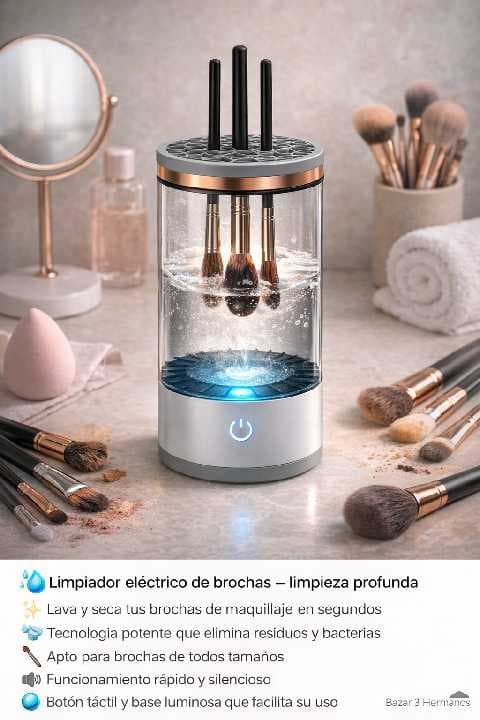 limpiador de brochas electronico