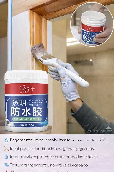 pegamento impermeable (tipo impermeabilizante) 300 gramos