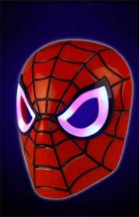 mascara de spiderman led