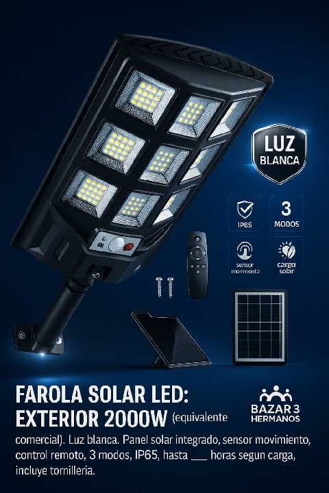 Lampara de luminaria 2000w