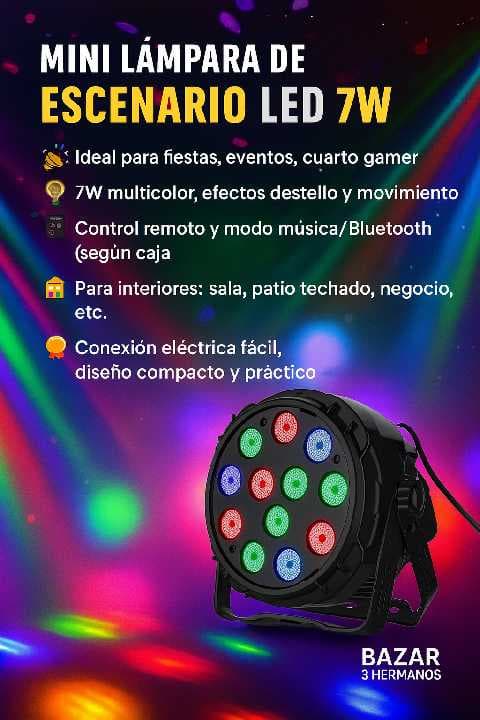 Proyector rgb con bocina Bluetooth 2