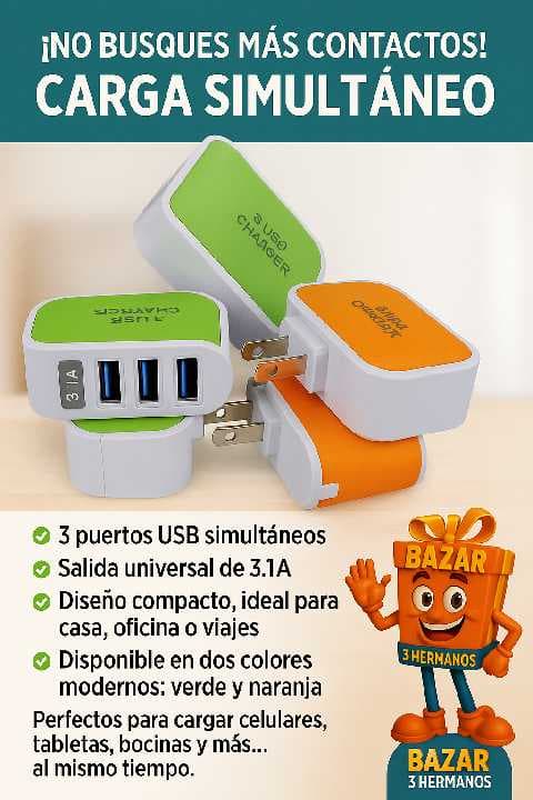 Cubo carga triple