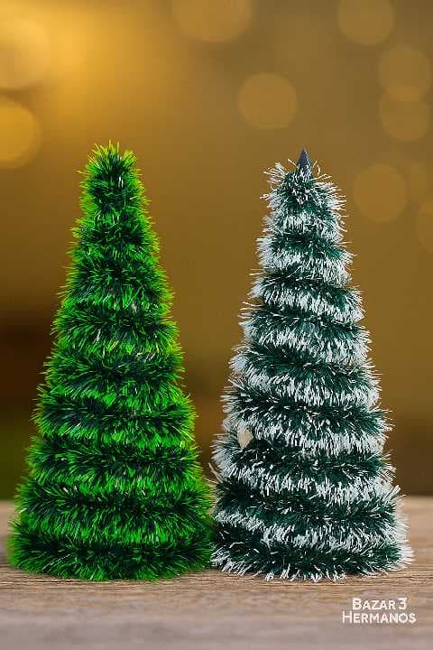 pino navideño de escritorio