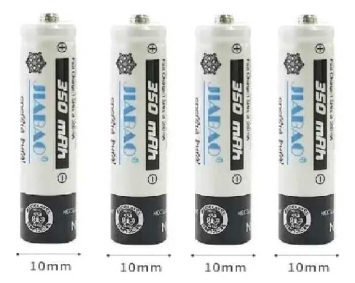 4 baterias AAA recargables con cargador ptt 2