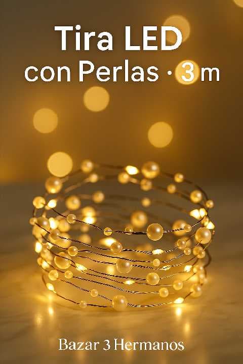 Tira Led Con Perlas 3M