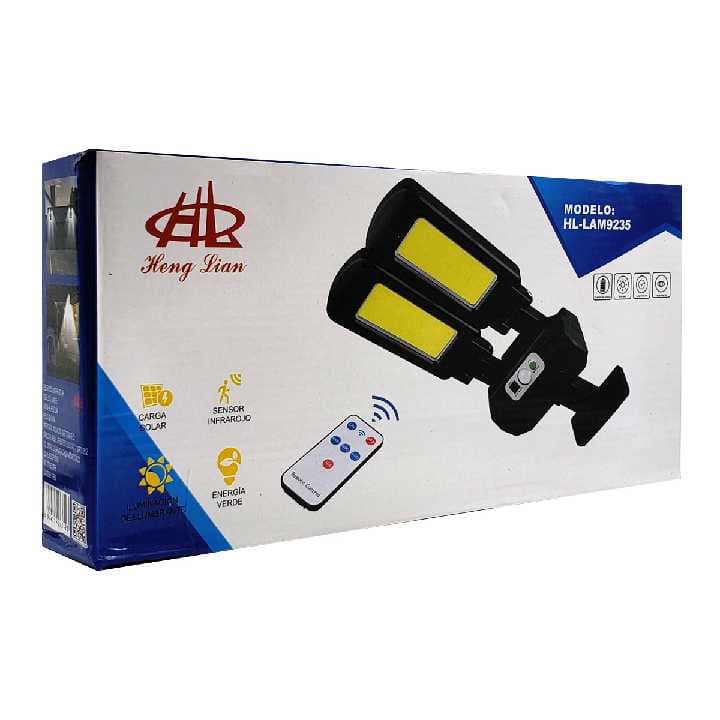 lamparas solares dobles