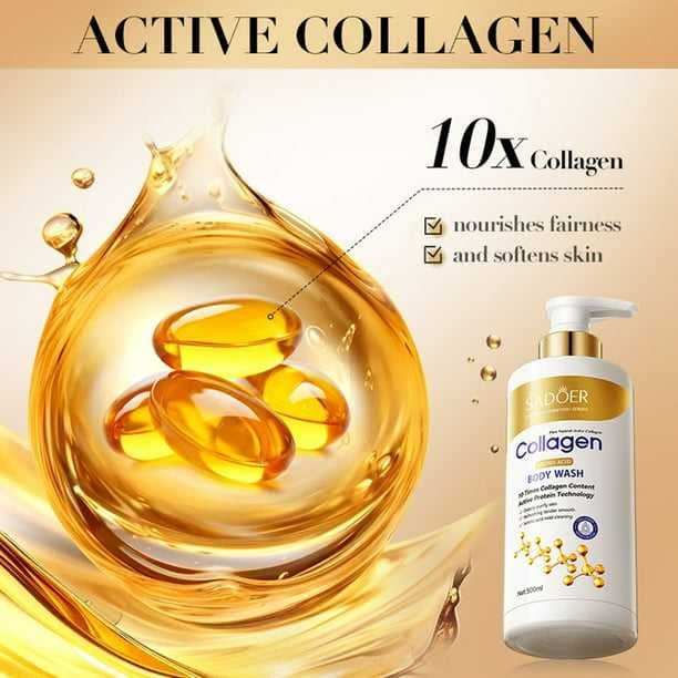 gel / jabón de baño con colageno