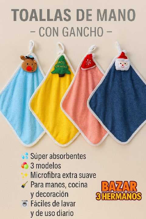 toalla de manos de navidad