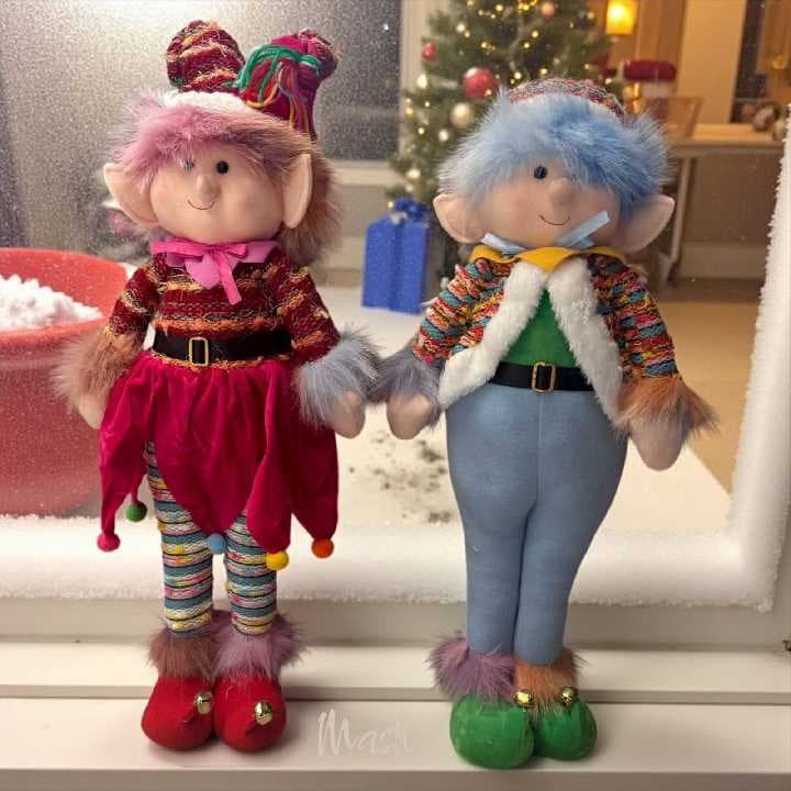 elfo navideño colorido
