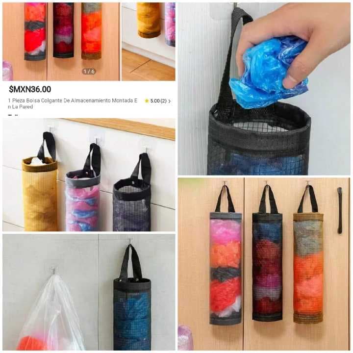porta bolsas de plastico