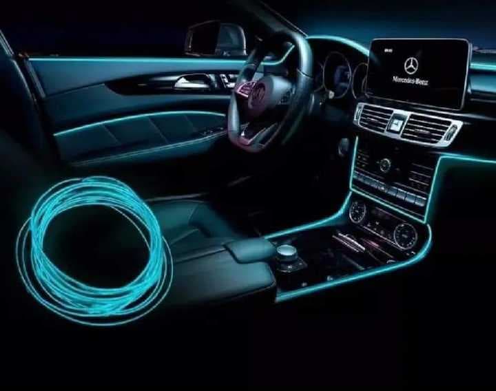 tira de luz led para interior de auto