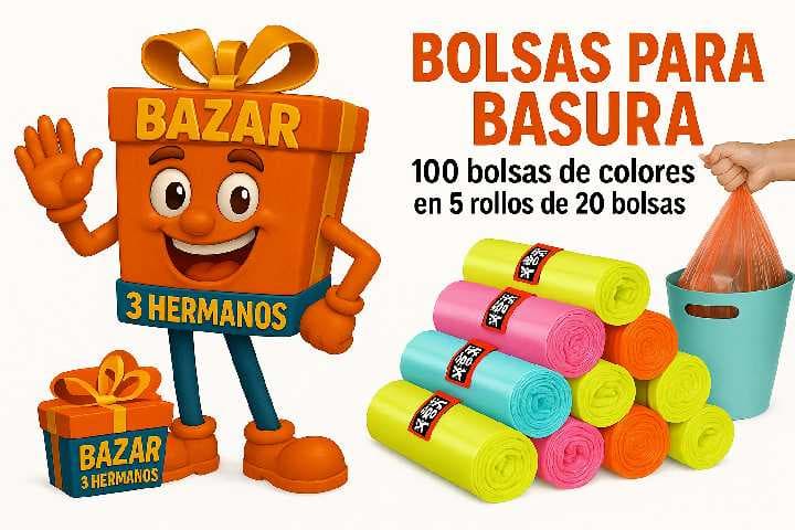 bolsa para bote de basura chico