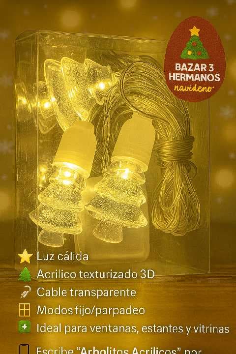 SERIE DE PINO 3D DE 3M COLOR CALIDO