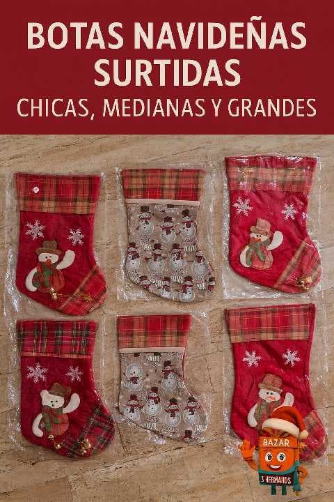 BOTAS NAVIDEÑAS CHICAS