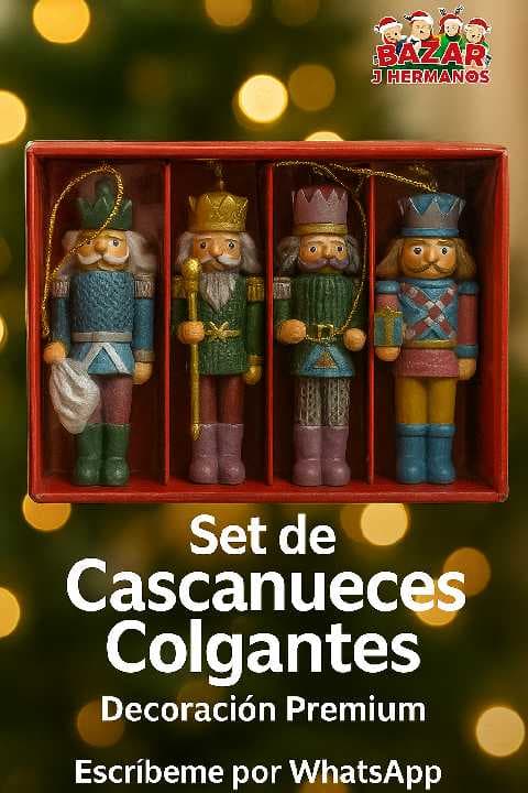 SET DE 4 CASCANUECES DE 7CM