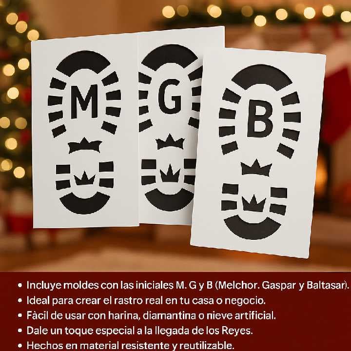 KIT DE LAS 3 HUELLAS DE LOS REYES MAGOS