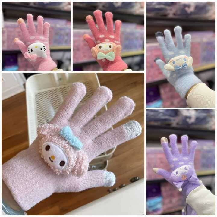 guantes aborregados sanrio premium