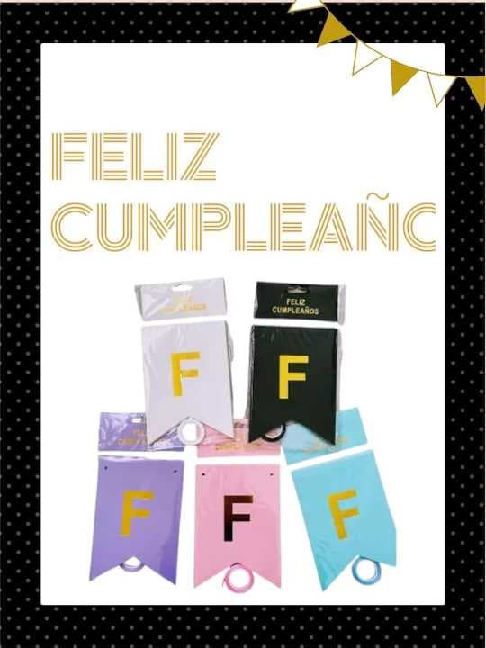 letrero feliz cumpleaños
