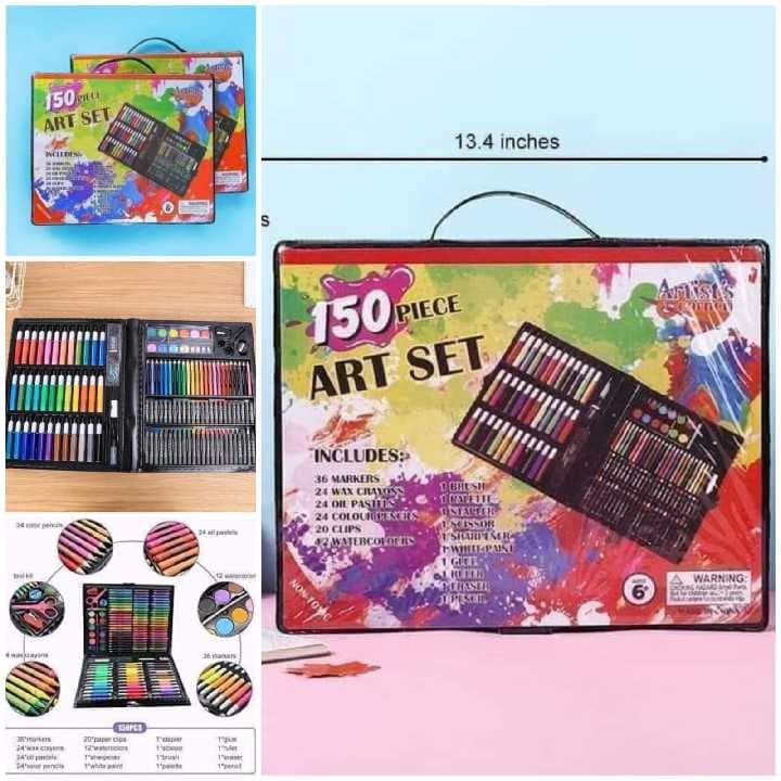 set de arte de 150 piezas