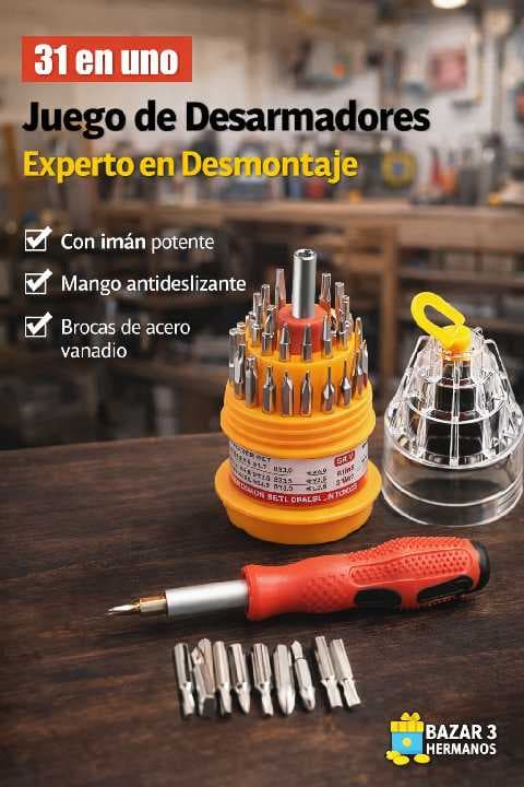 destornillador 31 en 1