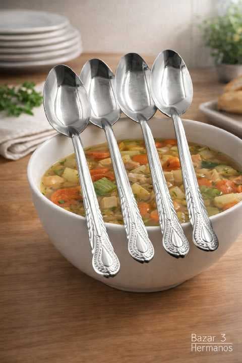 cuchara sopera clasica 10 piezas