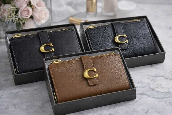 cartera coach grande para dama