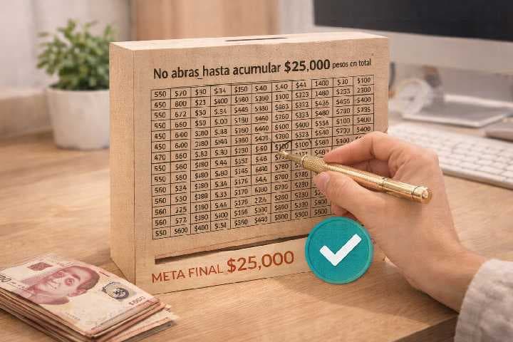 alcancia de ahorro facil de hasta 25,000