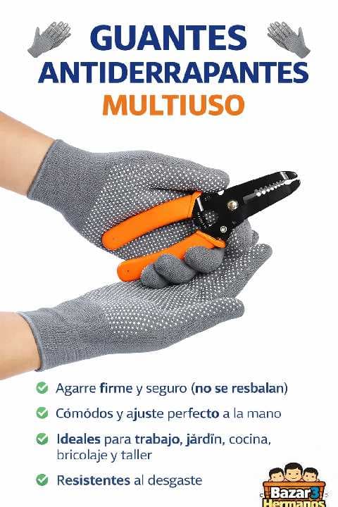 par de guantes antiderrapantes