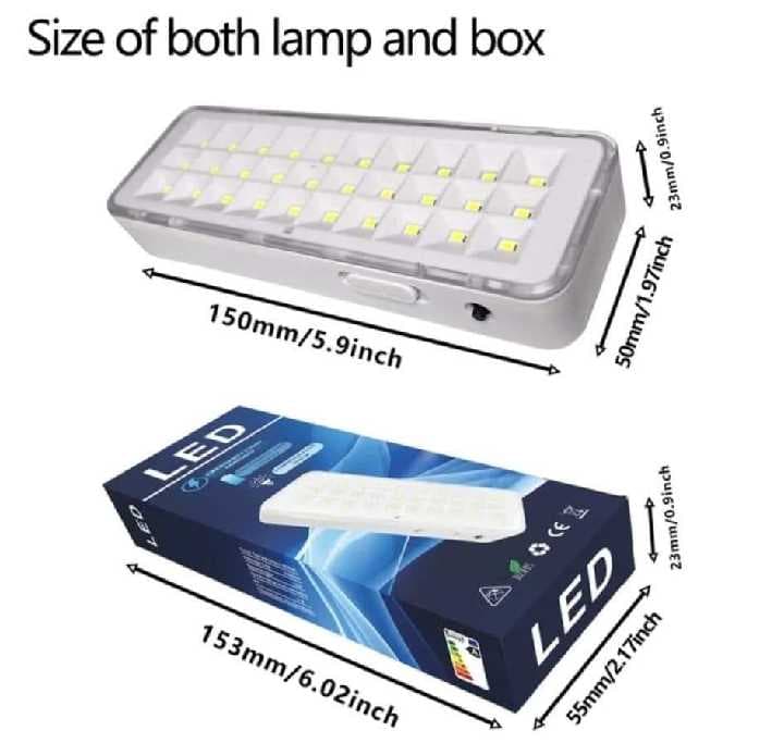 lampara led emergancia