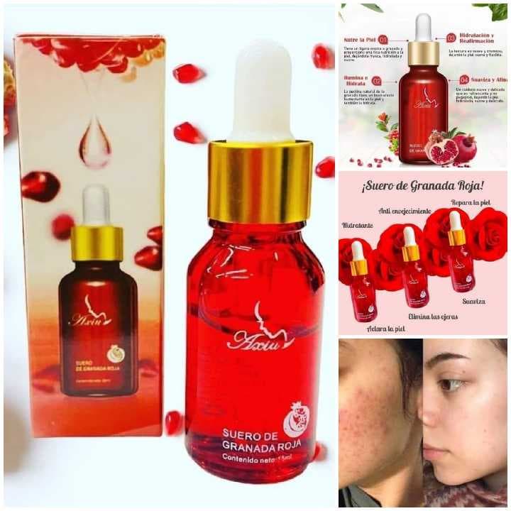 suero de granada roja