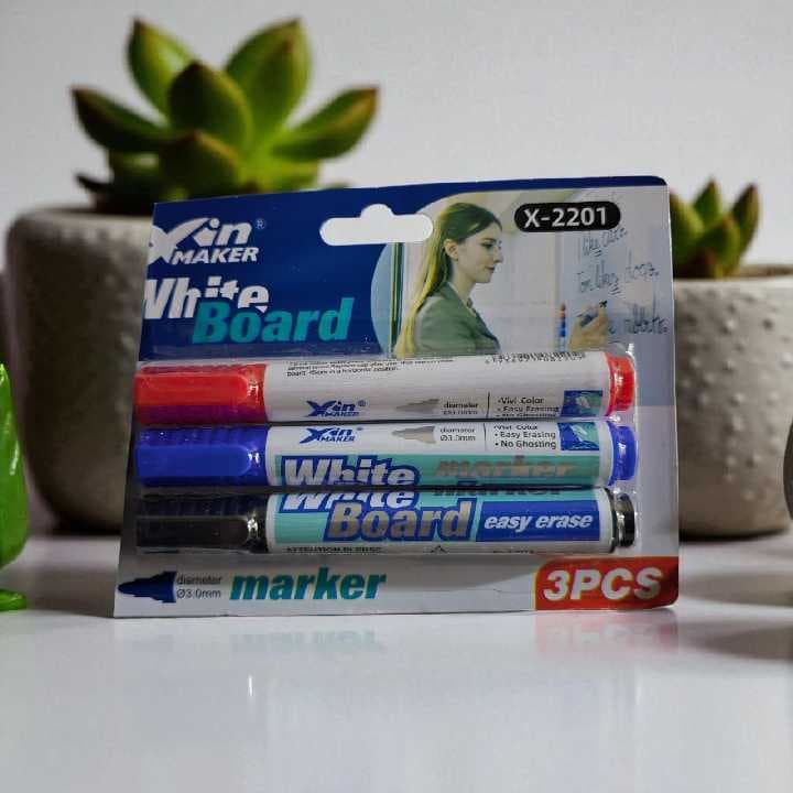 kit de 3 piezas de marcador para pizarron blanco