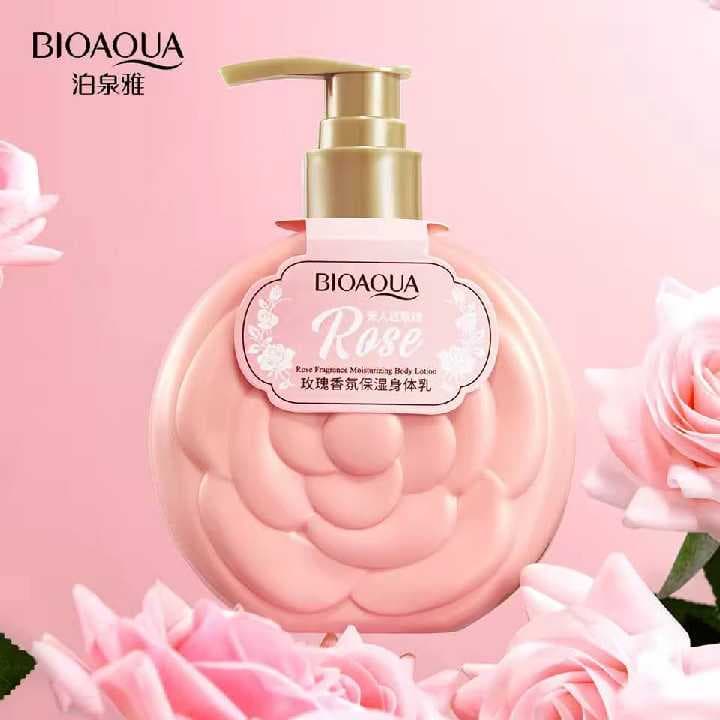 crema corporal con extracto de rosas